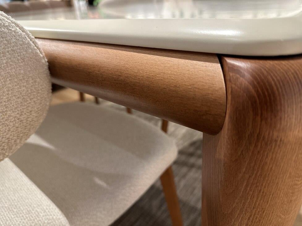 Furax Bolivia Sabit 146*86 Masa - Krem/ceviz - Hedef AVM'de Elden