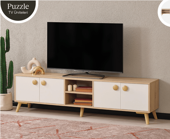Evi̇ssa Puzzle 7957001 187cm 4 Kapakli TV Üni̇tesi̇ - Hedef AVM'de