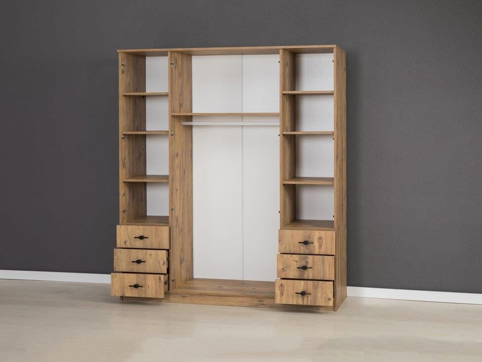 Kozan Sümbül Km.24.200 6 Çekmeceli.4 Kapaklı Gardırop- Atlantik