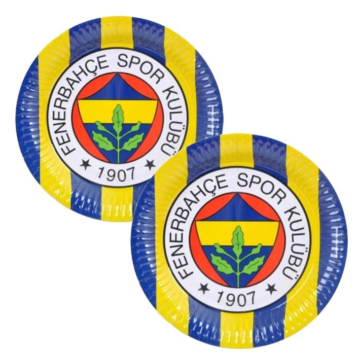 Fenerbahçe Doğum Günü Temalı Lisanslı Karton Tabak 8 Adet En Uygun Fiyata