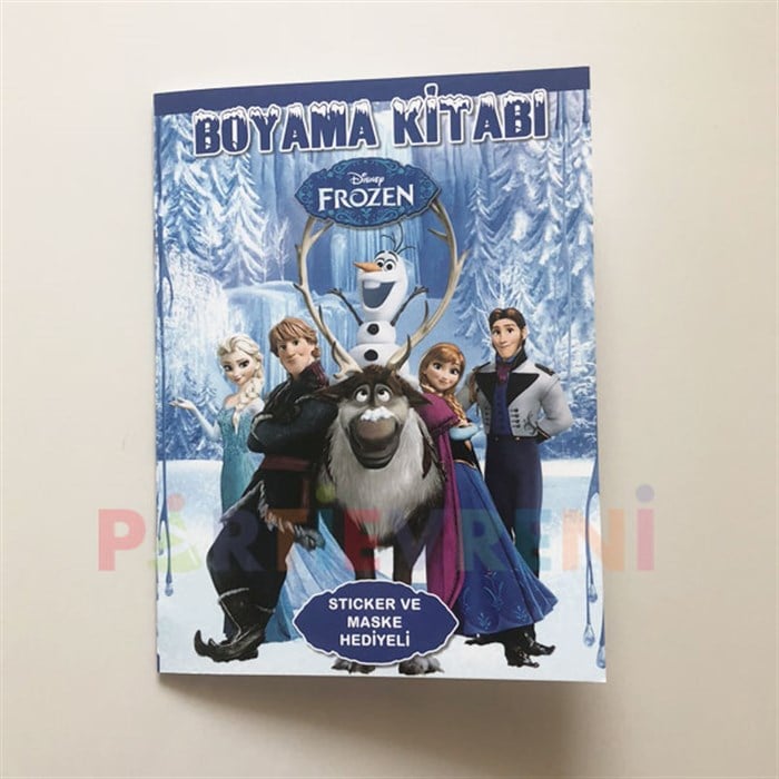 Frozen Karlar Ülkesi Boyama Kitabı (Sticker+Maskeli) En Uygun Fiyata