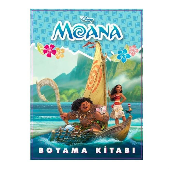 Moana Boyama Kitabı (Sticker+Maskeli)