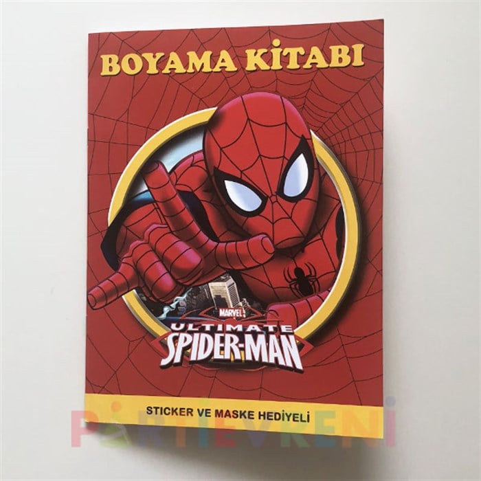 Spiderman Boyama Kitabı (Sticker+Maskeli) En Uygun Fiyata