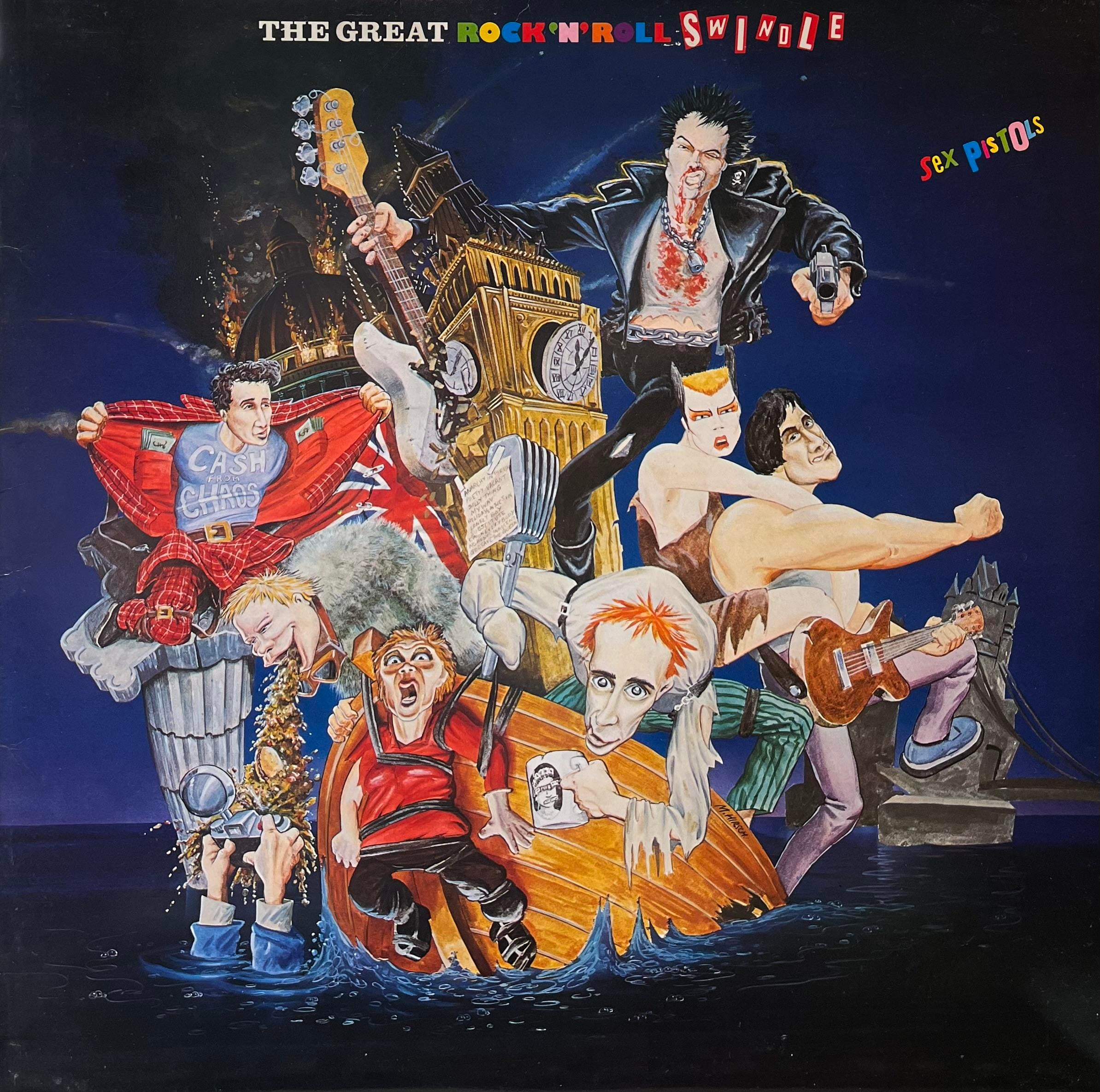 ポスター！SEXPISTOLS関連ロックンロールスウィンドル SEX PISTOLS - THE GREAT ROCK 'N' ROLL SWINDLE