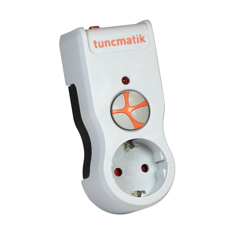 Tuncmatik Powersurge 1-Surge Protection Plug-525 Joule-White
