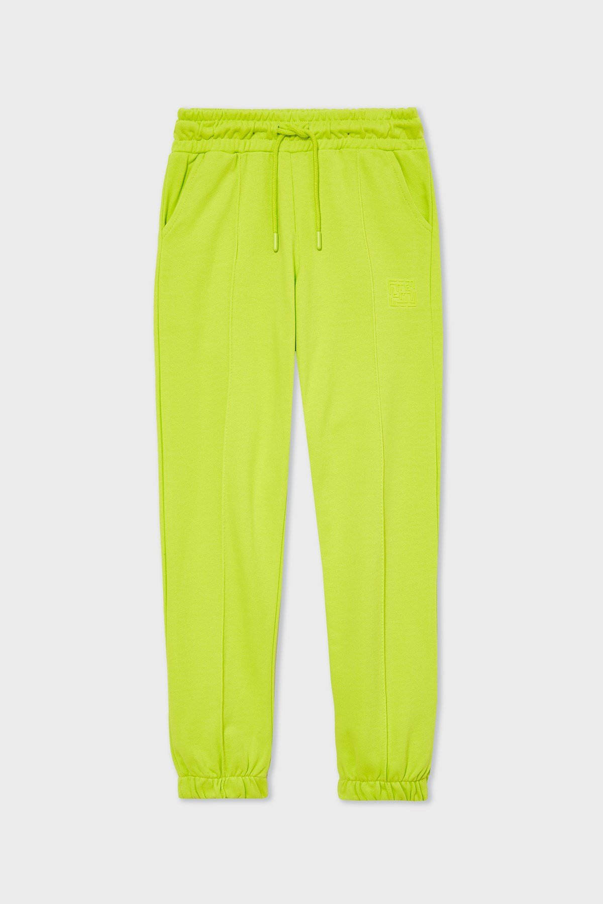 Girls Green Logo Joggers