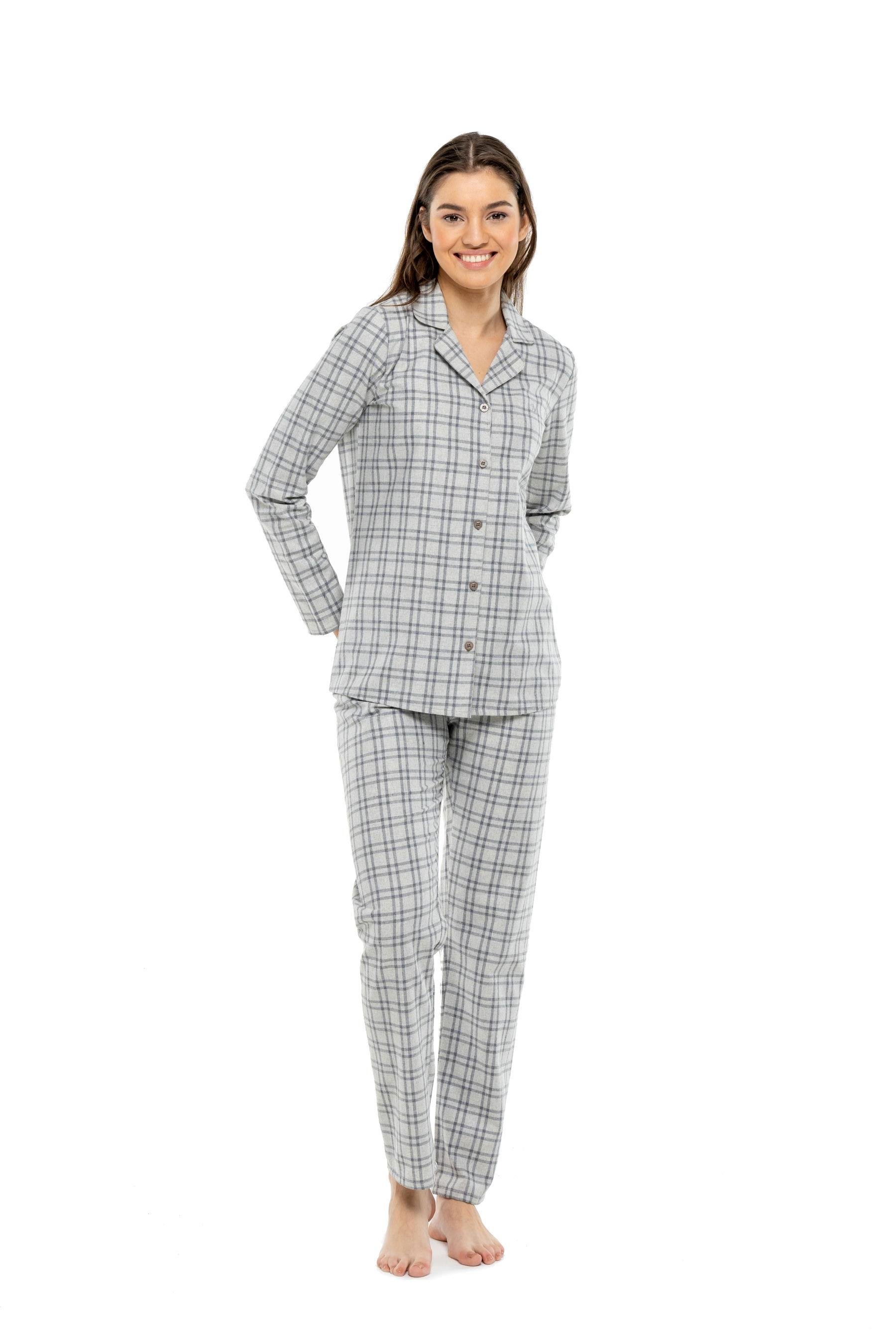 Mod Collection - Kadın Antrasit Boydan Patlı Pijama Takımı |  Modcollection.com.tr