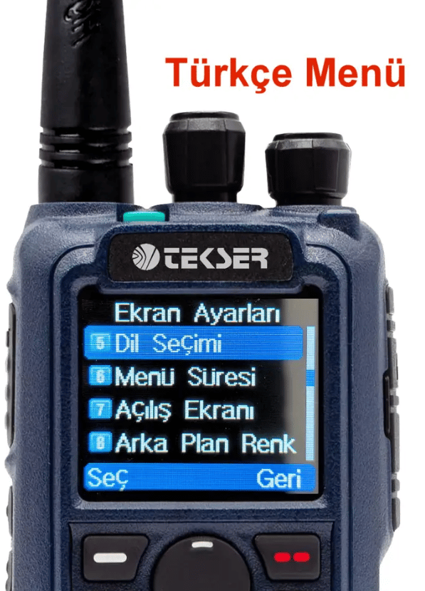 TEKSER AT-D890UV DAUL BAND ANALAOG/DMR TELSİZ