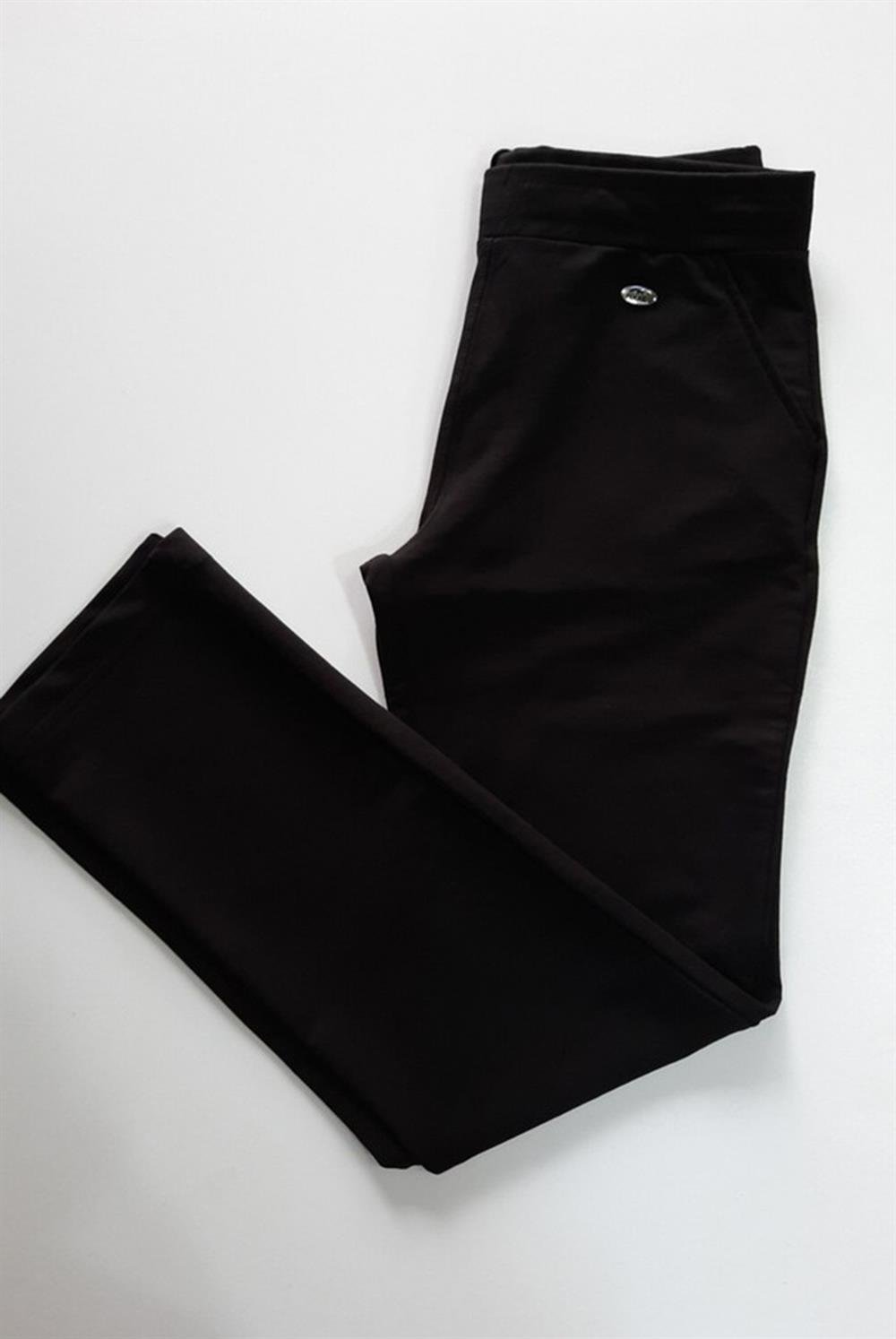 Pantalon Görünümlü Kadın Eşofman Altı 0376 Siyah