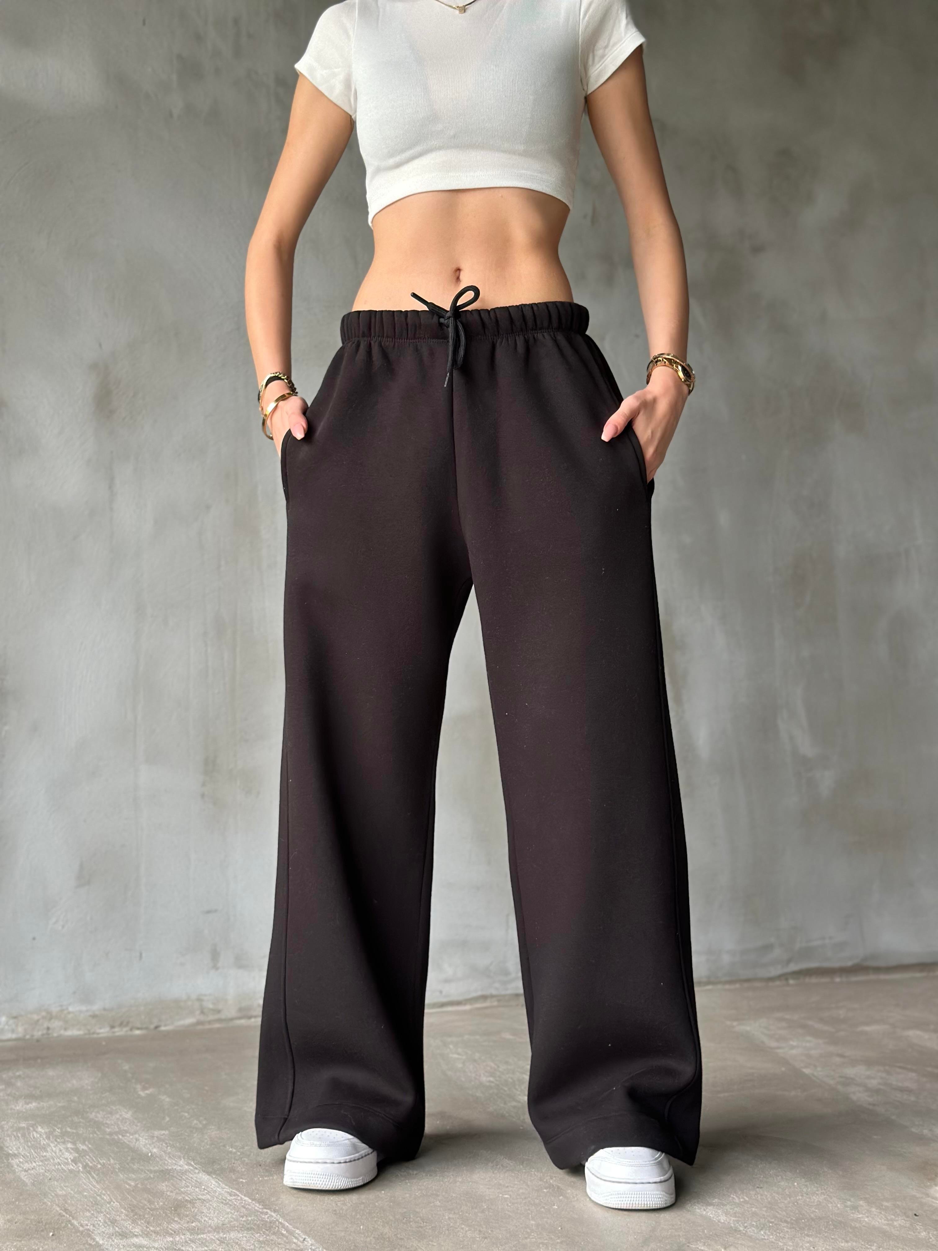  Straıght Fit Eşofman Altı - Siyah