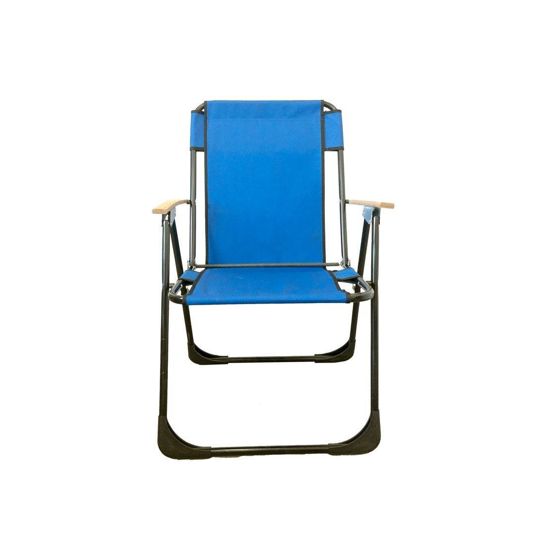 Ahşap Kollu Katlanır Kamp Plaj Piknik ve Balıkçı Sandalyesi Mavi Fiyatı