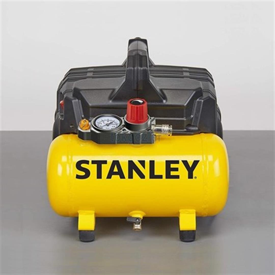 Stanley DST 100/8/6 Ultra Sessiz ve Yağsız Hava Kompresörü 59 dB - 1.0 Hp -  750 W - 6 Litre - 8 Bar Fiyatı