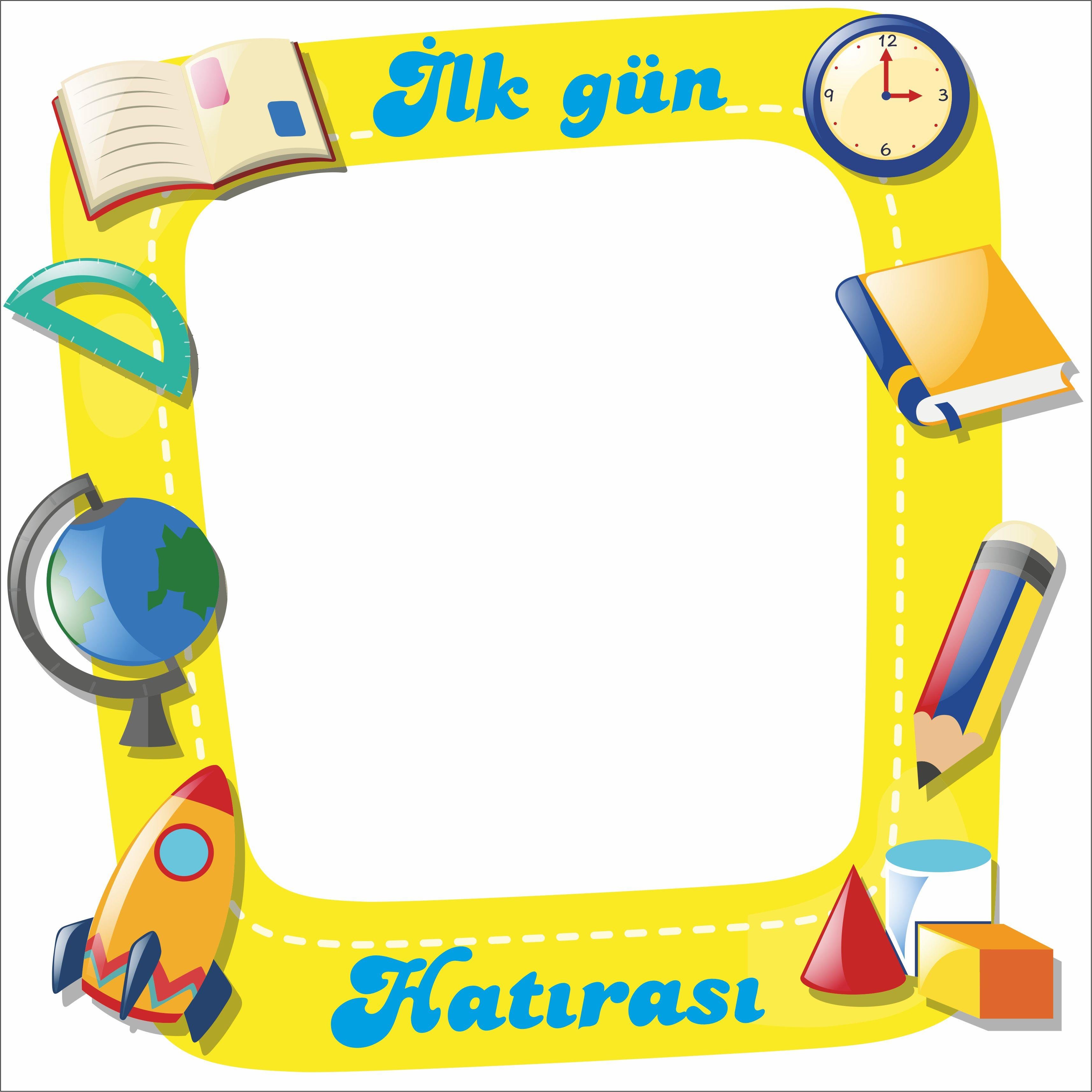 Okulekspres MDF Fotoğraf Çerçevesi 2 (53x70) – Okul Öncesi ve İlkokul İçin Renkli Hatıra Köşesi Okulda İlk Gün Hatırası Fotoğraf Çerçevesi – Eğlenceli ve Şık Tasarım Anıları Ölümsüzleştir 