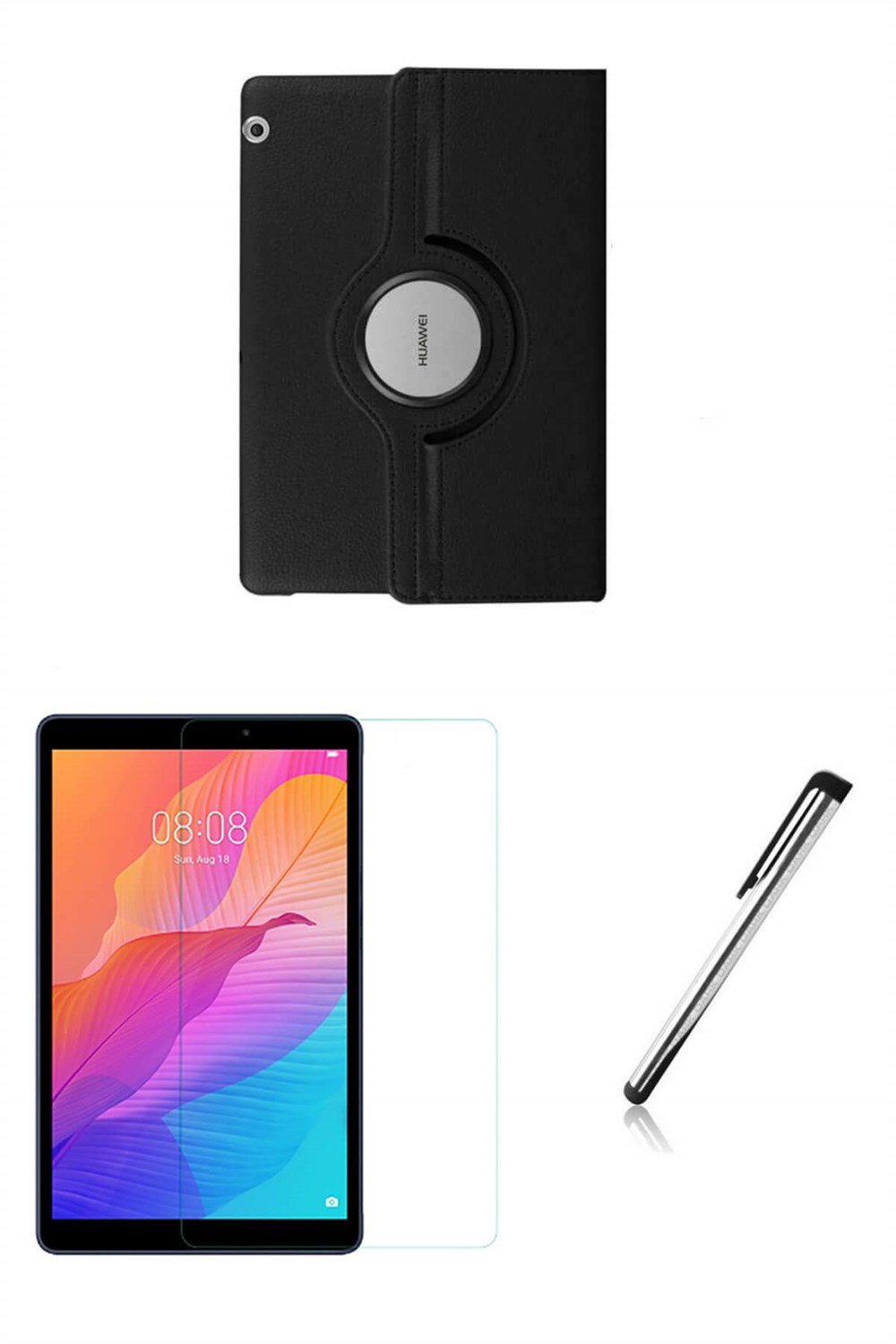 Huawei MatePad T8 Dönerli Tablet Kılıf Seti 8 inç I Esepetim.com