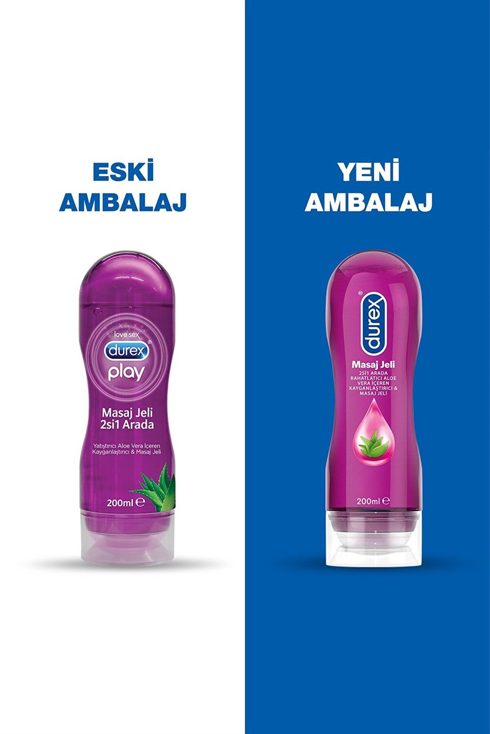 Durex Play 2si 1 Arada Kayganlaştırıcı & Masaj Jeli Aloe Vera 200ml -  tekyerdenal.com