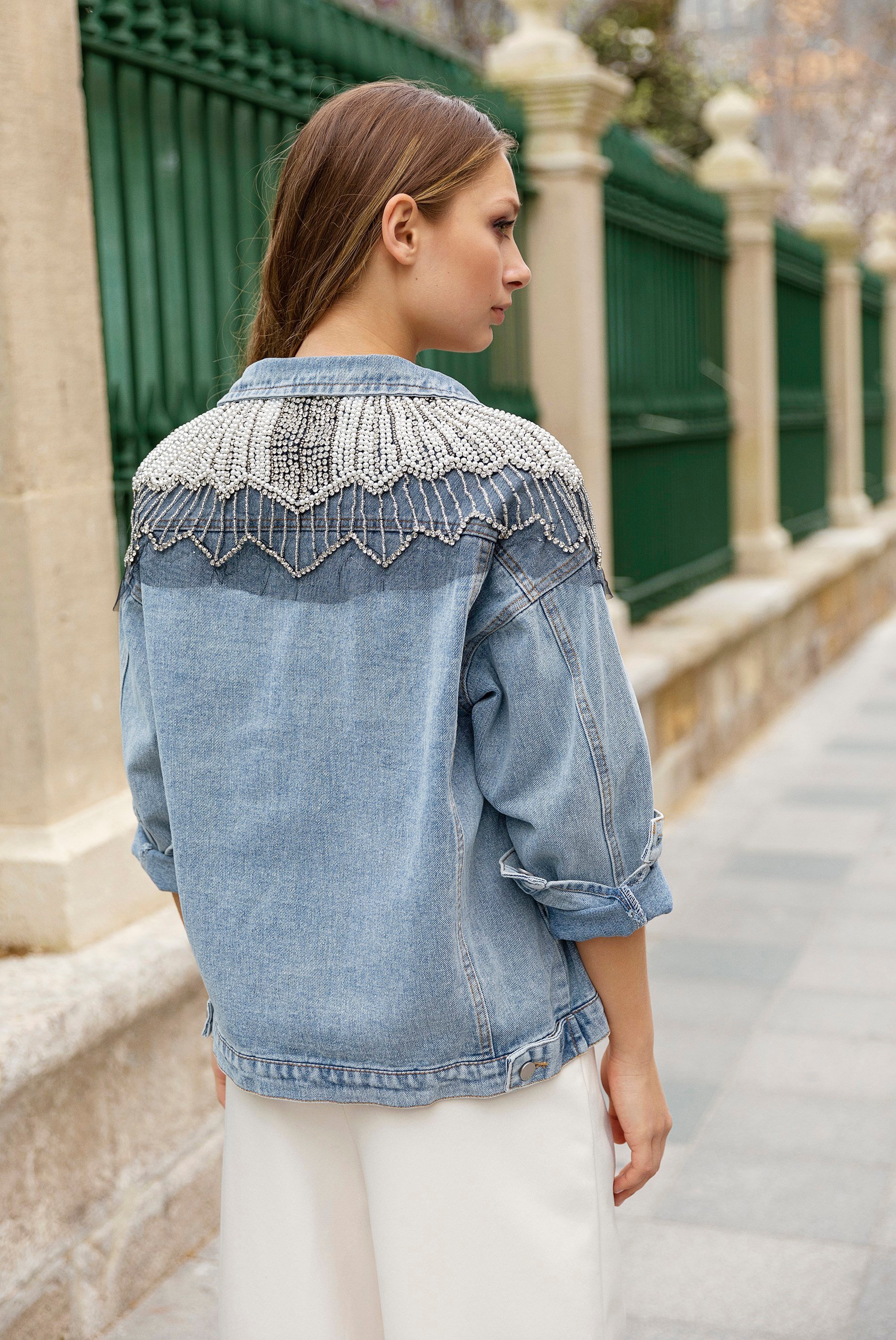 Forever unique denim jacket clearance
