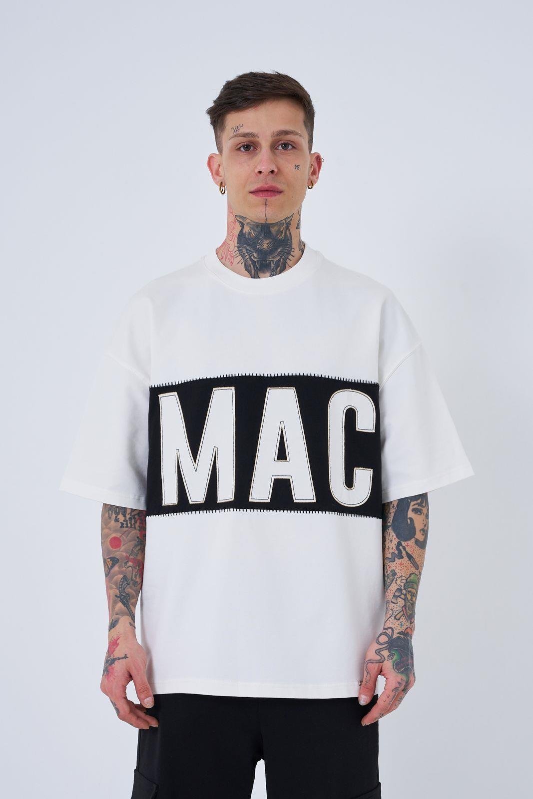 Erkek Mac Blanket Oversize Ekru Tişört
