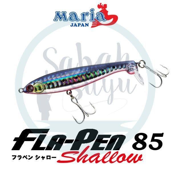 Lure Maria Fla-pen 85mm - pencil with removable bib - Leurre de la pêche