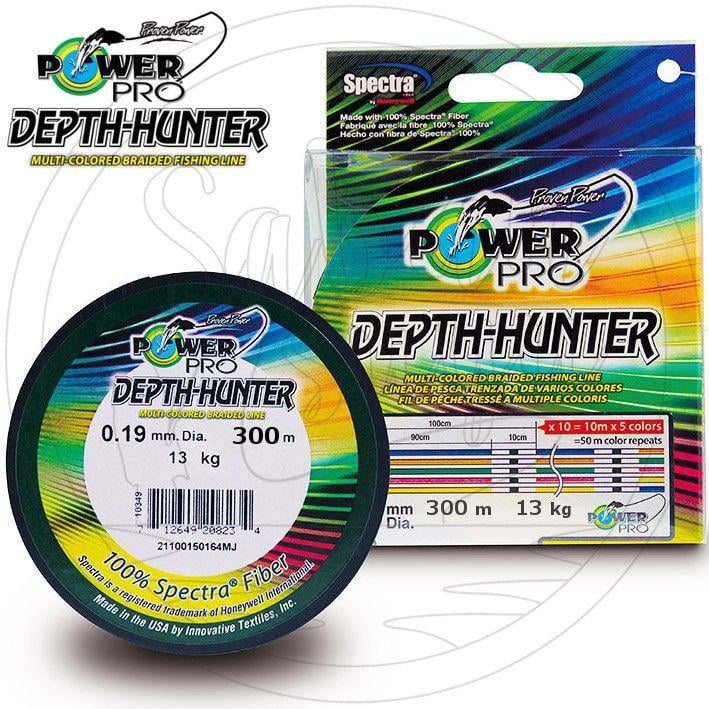 Powerpro Depth Hunter Multi-Colored Braided line 150m