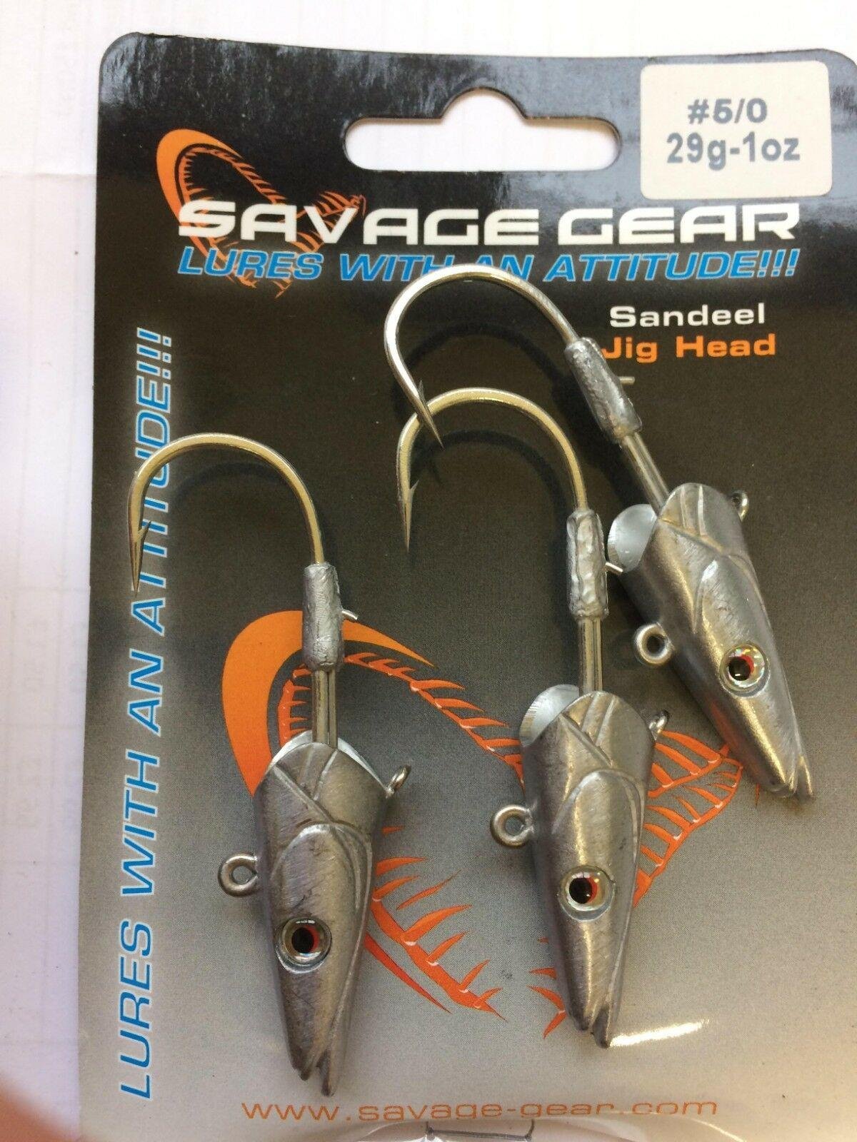 Savage Gear Sandeel Jig Head 5/0 – 29g