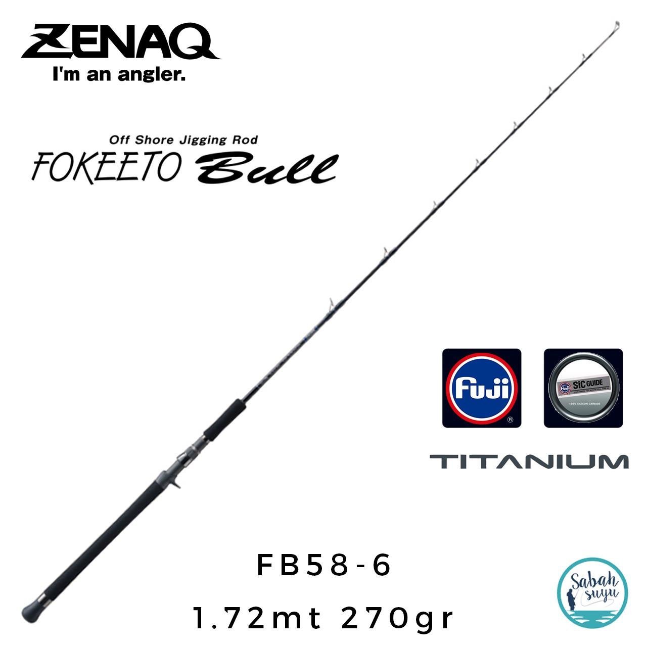 Zenaq Fokeeto Bull FB58-6 172cm 270gr Tetikli Jigging Kamış