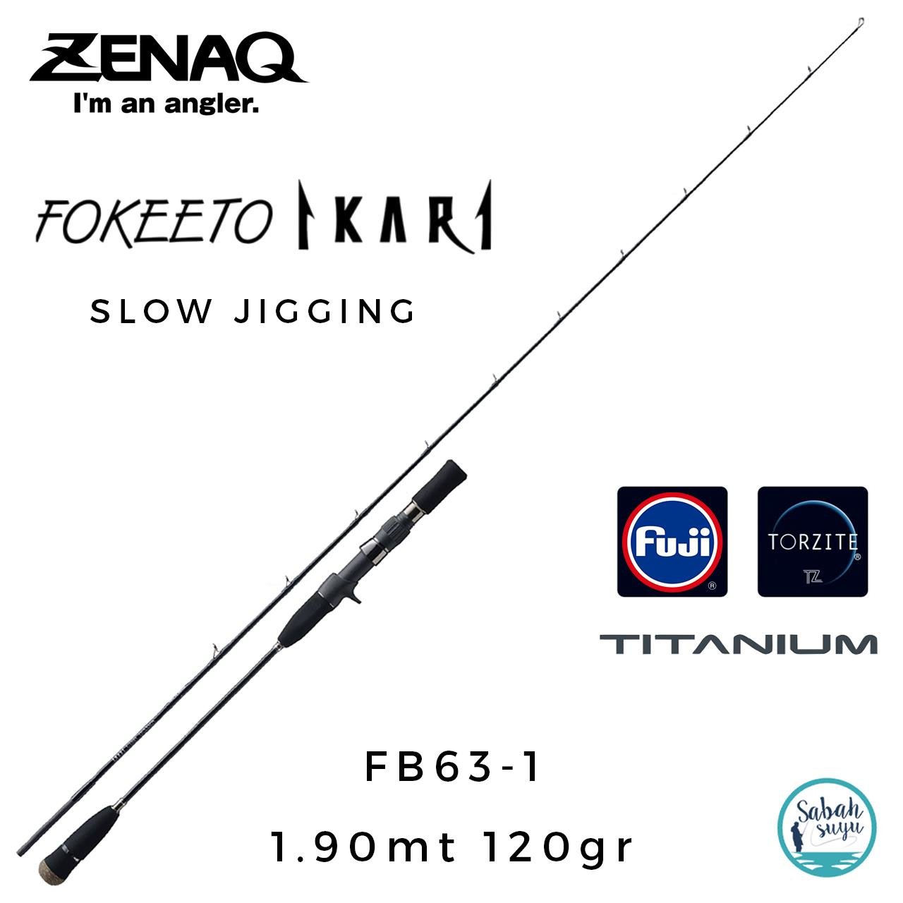 Zenaq Fokeeto FB63-1 İkari 190cm 120gr Tetikli Slow Jigging Kamış