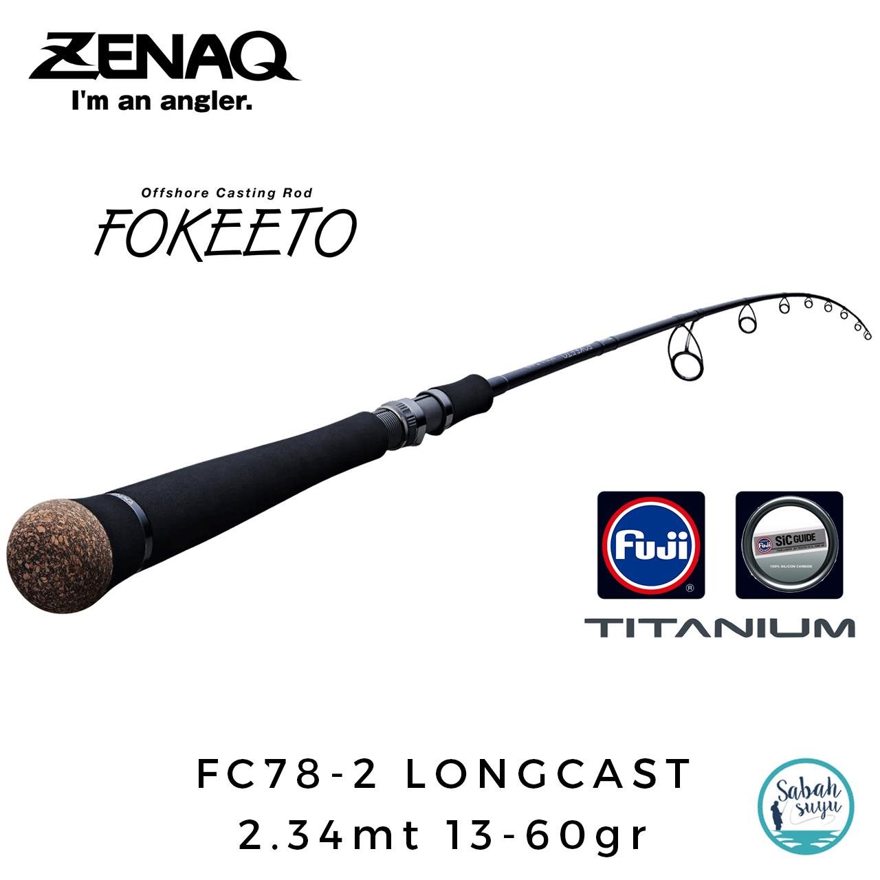 Zenaq Fokeeto FC78-2 Longcast 234cm 13-60gr Offshore Casting Kamış