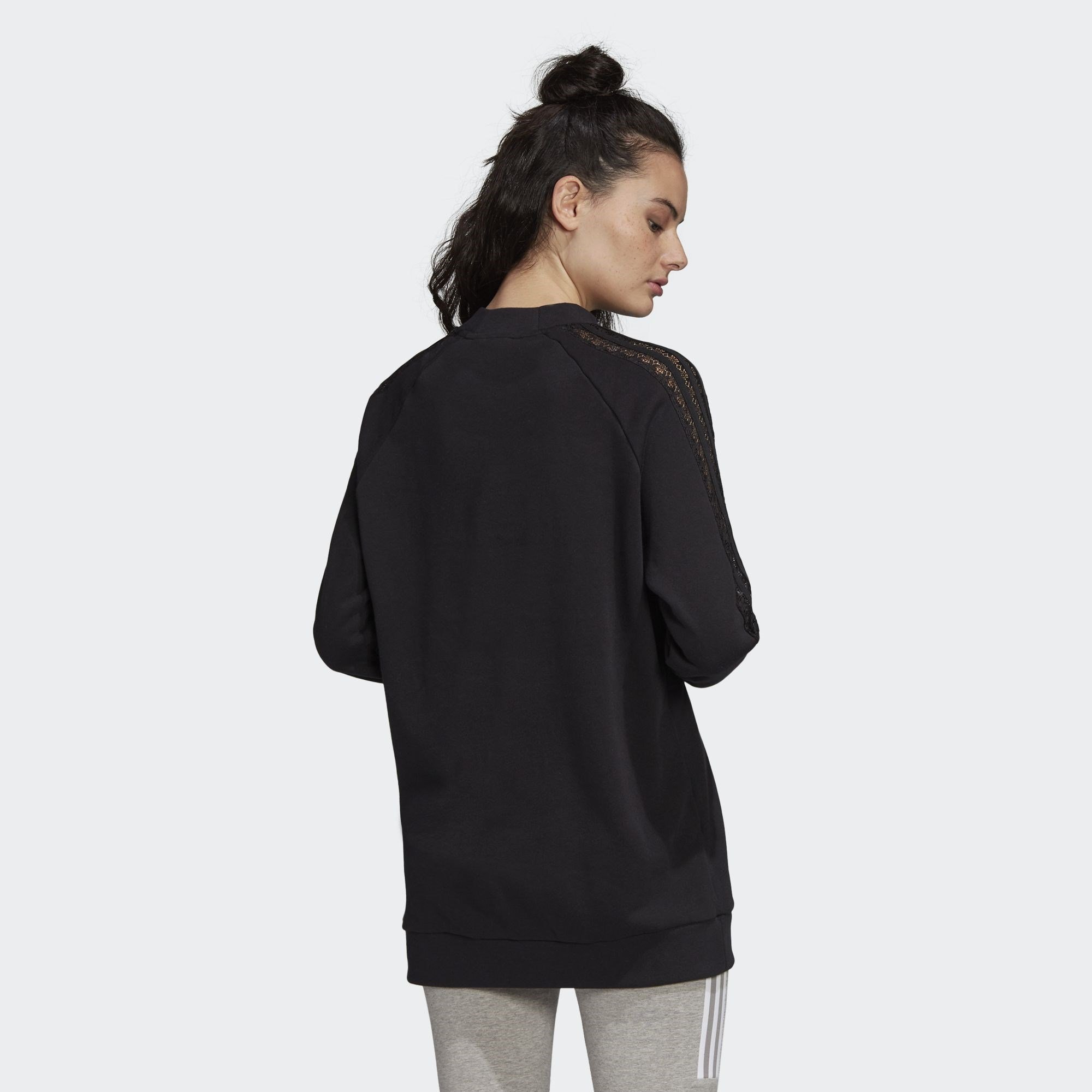 Adidas bellista lace sweatshirt hotsell