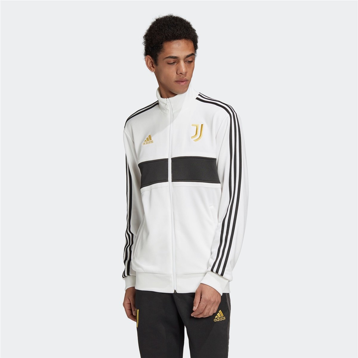 adidas Juventus 3 Stripes Track Erkek Sweatshirt FR4221 Etichet Sport