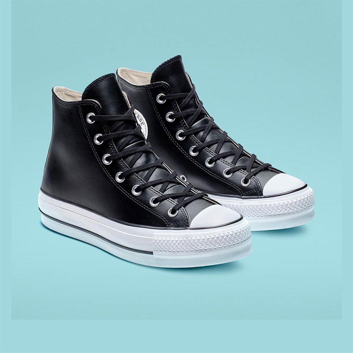 Chuck taylor all clearance star platform leather