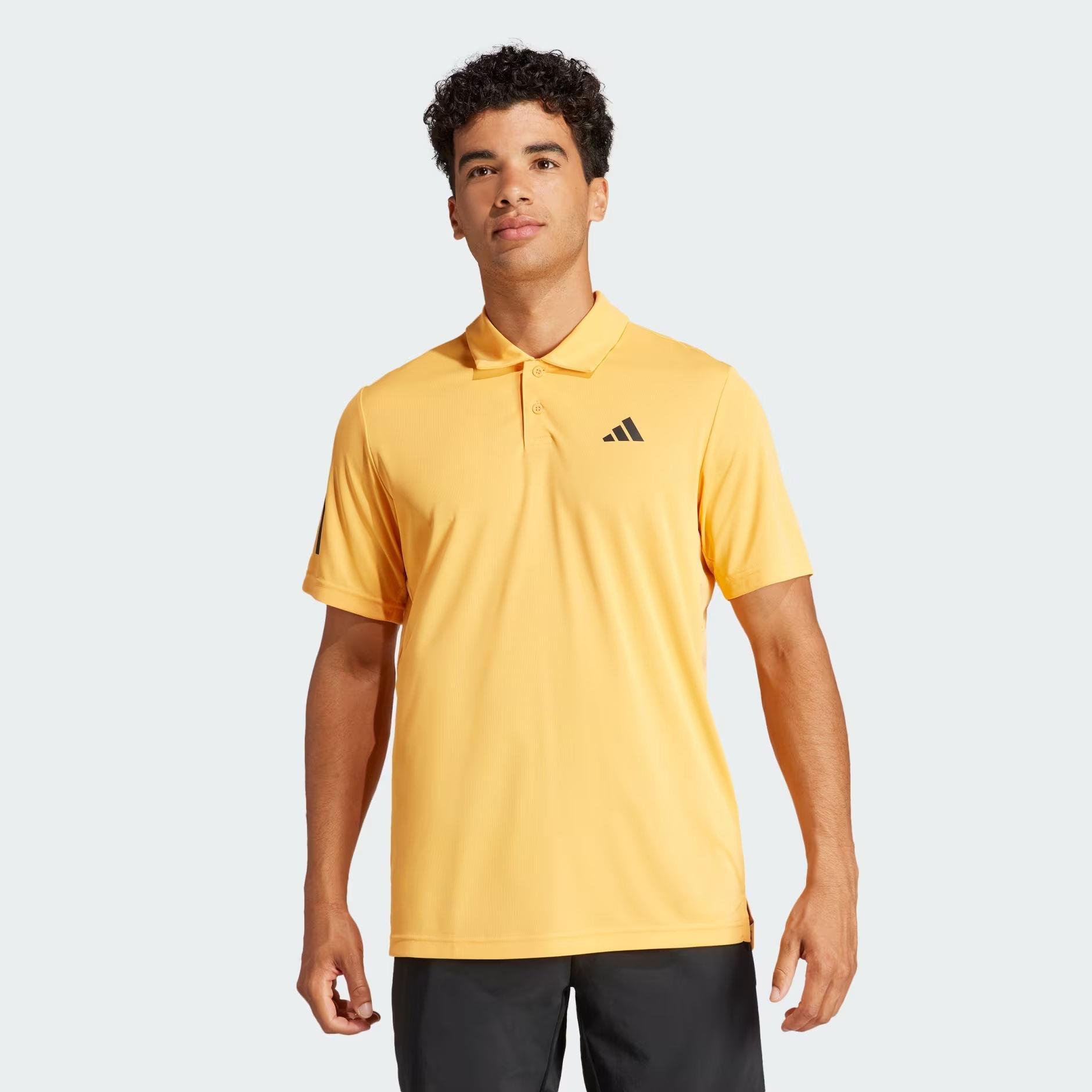 adidas Club 3 Stripes Polo Erkek Ti ort