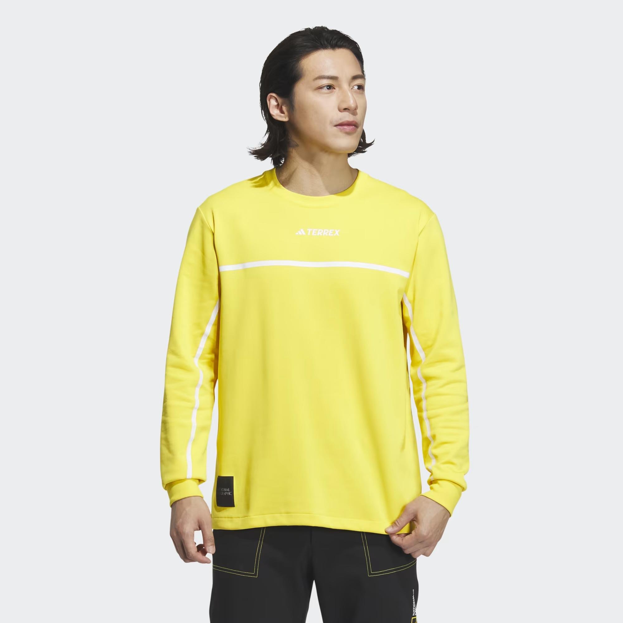 adidas National Geographic Long Sleeve Tech Erkek Tişört