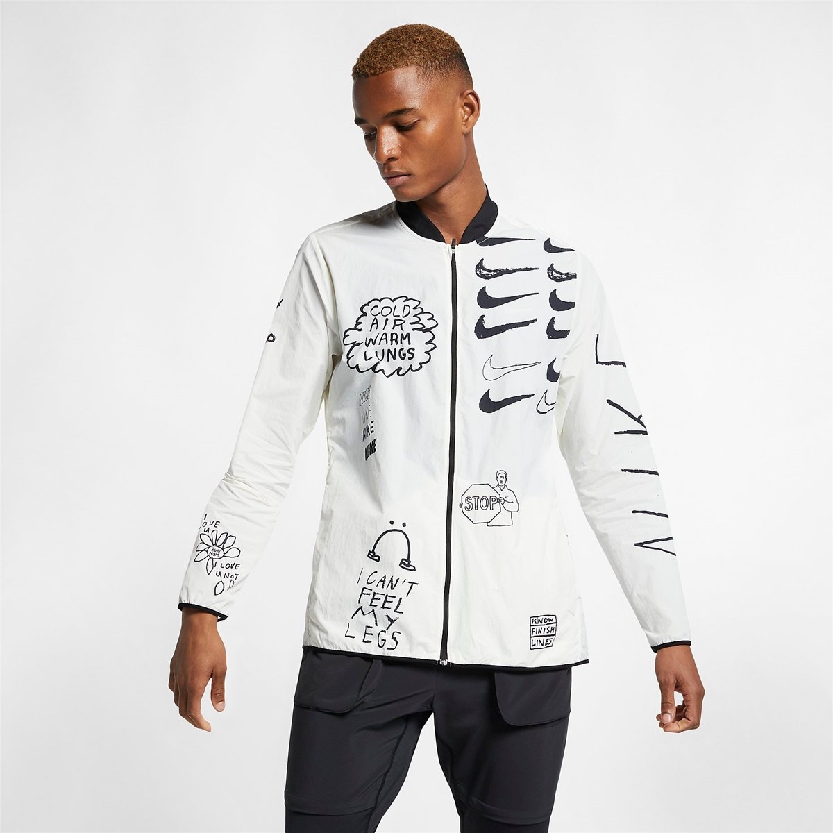 Nike Nathan Bell Run Printed Jacket Erkek Ceket AJ7759 133