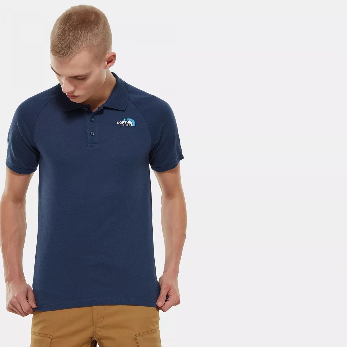 The north face store raglan polo