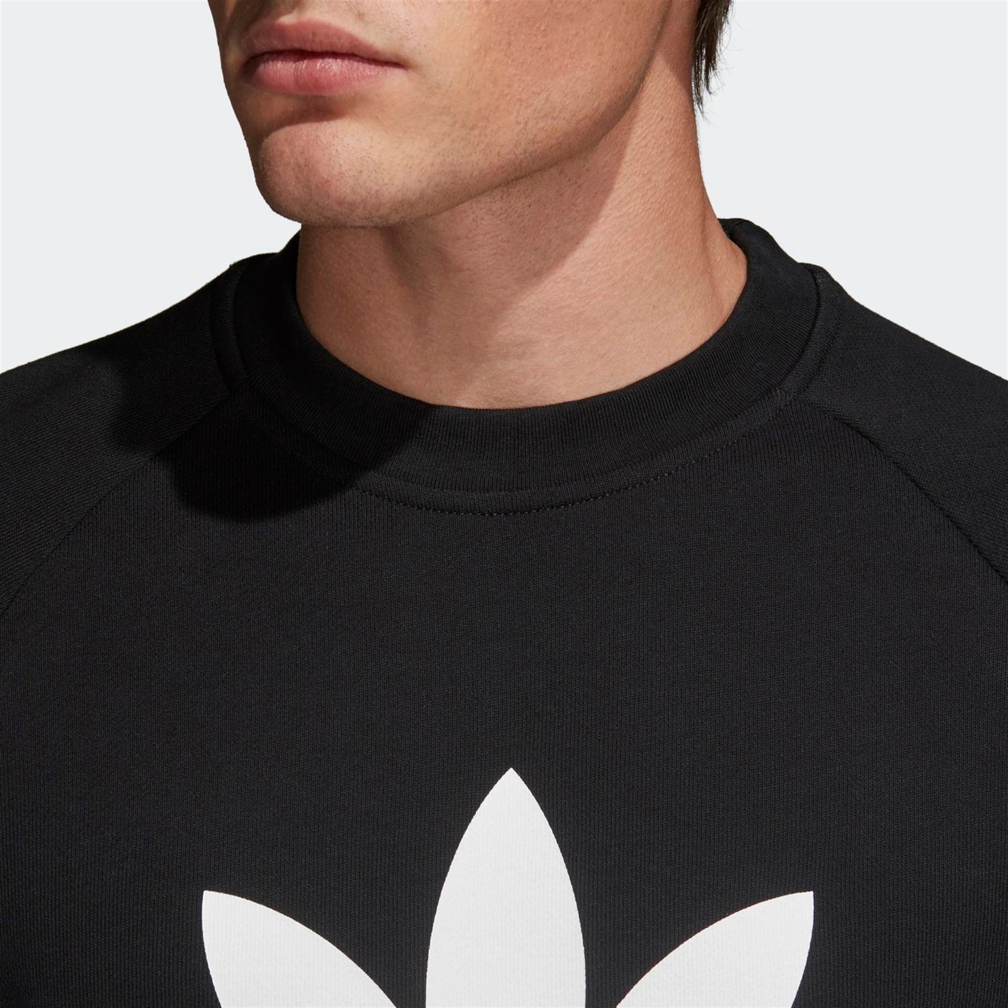 adidas Trefoil Crew Erkek Sweatshirt CW1235 Etichet Sport