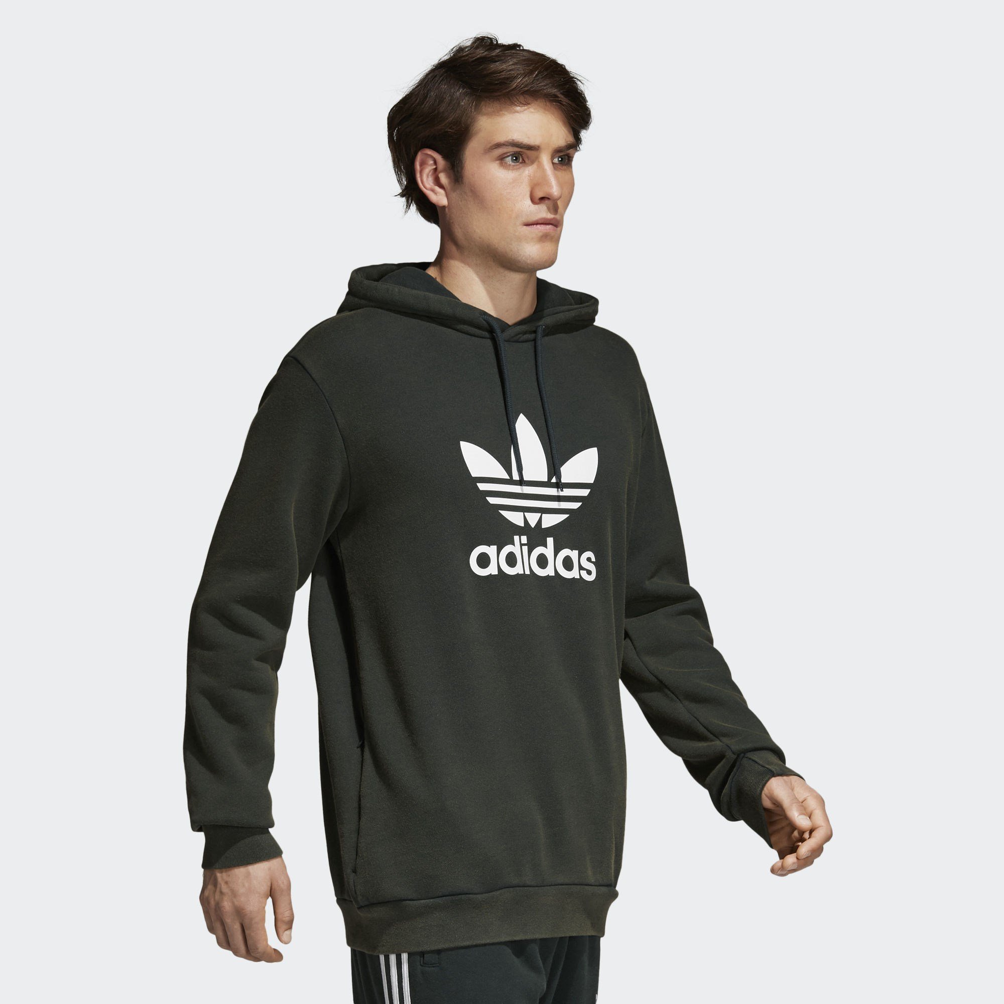 adidas Trefoil Warm-Up Hoodie Erkek Sweatshirt Ürün kodu: CW1242 | Etichet  Sport