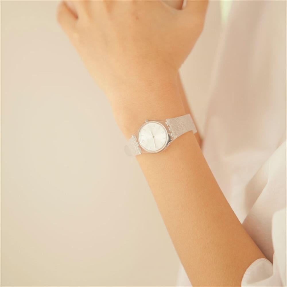 Swatch silver glistar too store