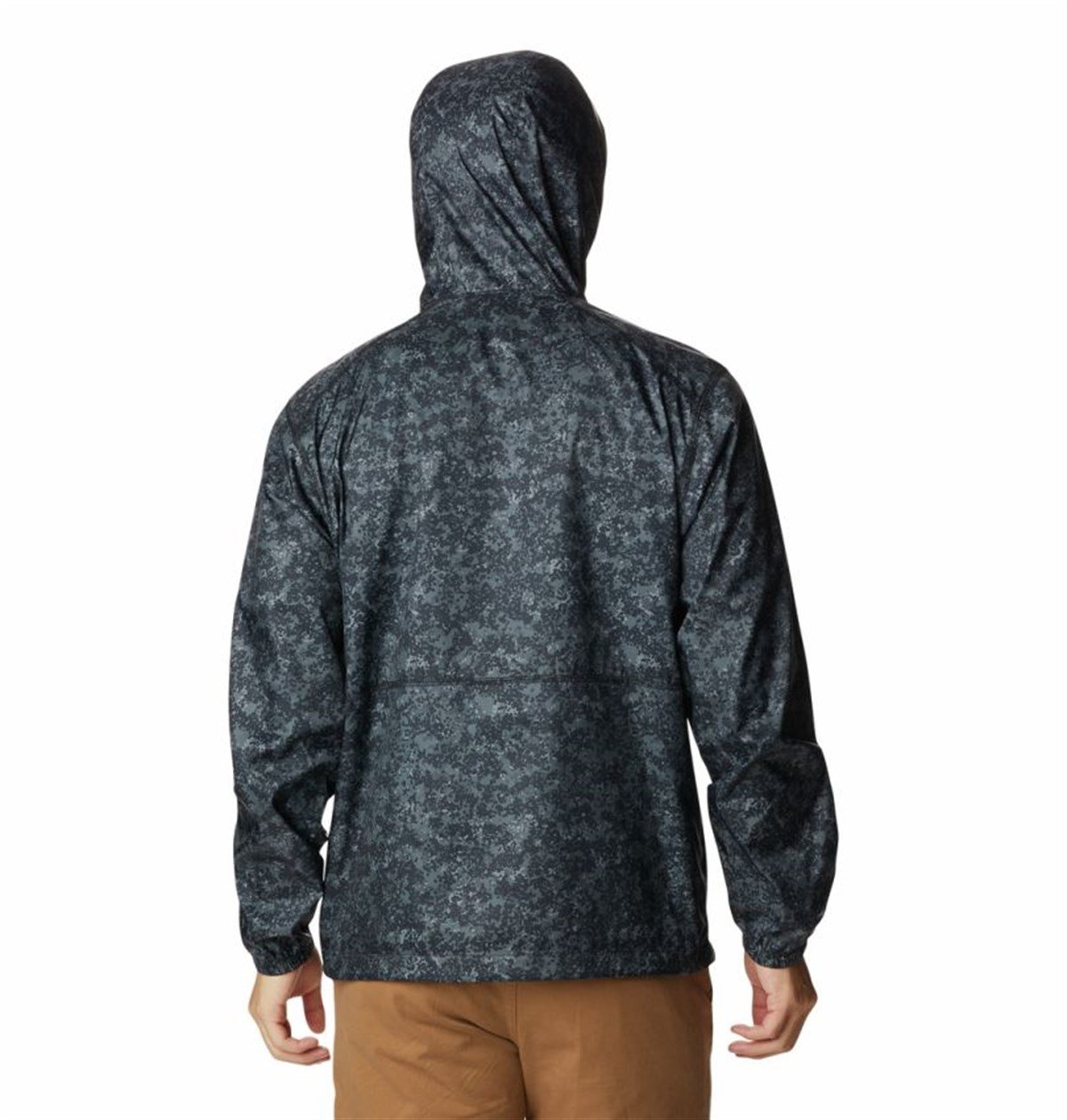 Columbia Flash Forward Windbreaker Print Erkek Siyah R zgarl k