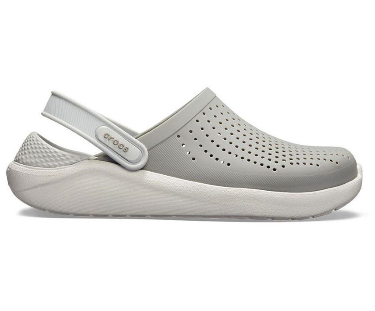 Crocs LiteRide Clog Duman İnci Beyazı Erkek Terlik Sandalet 204592-06J |  Sporactive