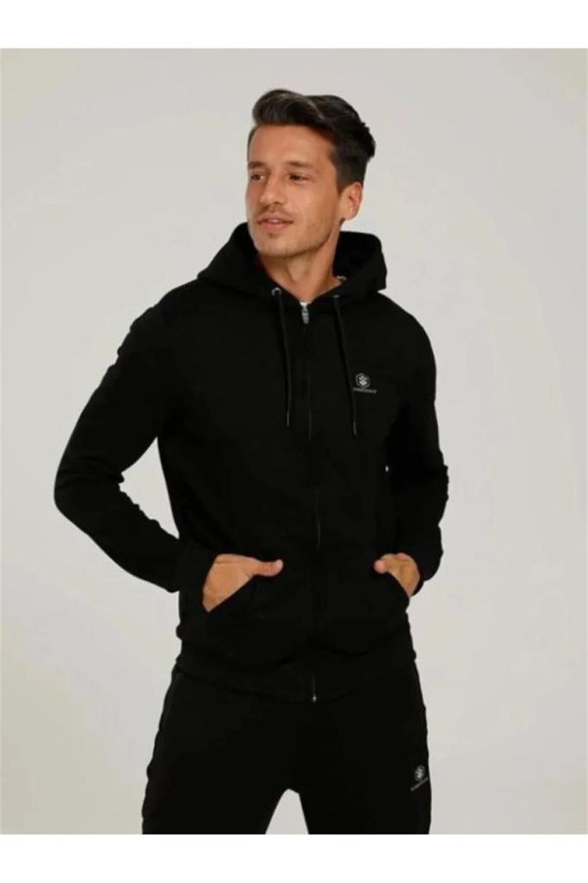 Lumberjack Basic Full Zip Hoodie Fermuarlı Erkek Kapüşonlu