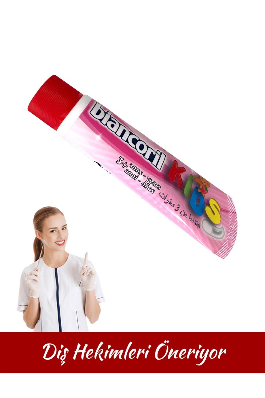 Biancoril Karışık Meyve Aromalı Çürük Önleyici Çocuk Diş Macunu Kids  Toothpaste 50 ml