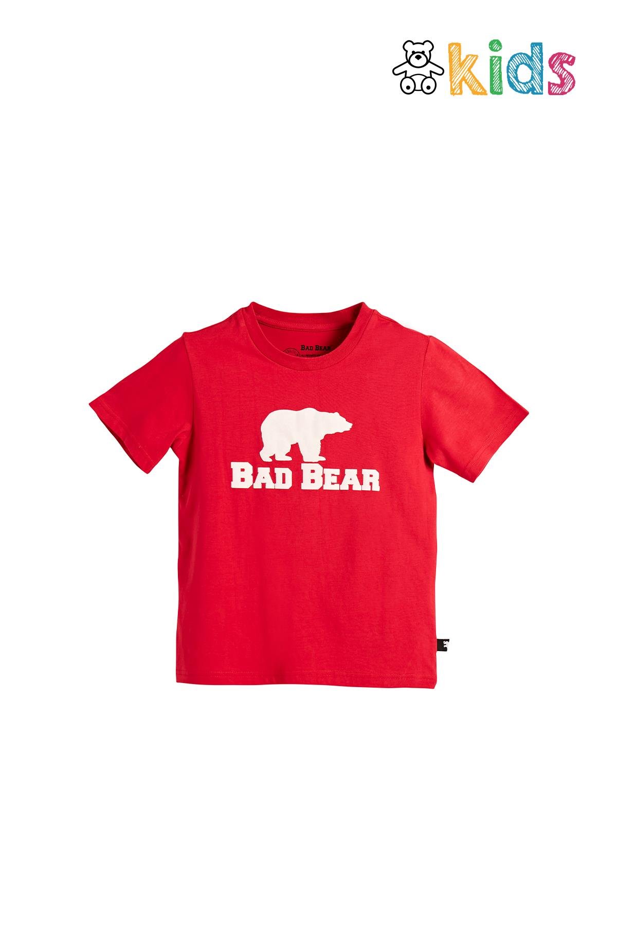 BAD BEAR T-SHIRT JR PARLAK KIRMIZI |BAD BEAR