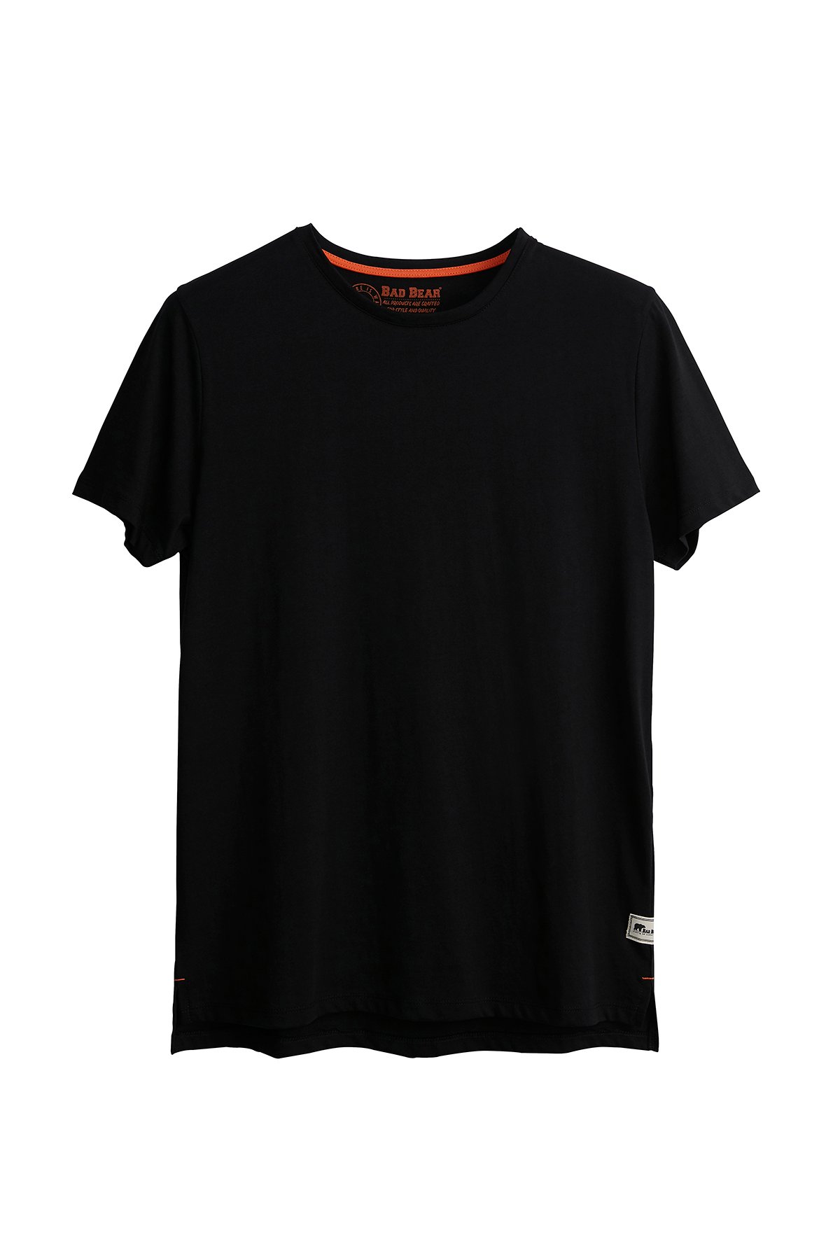 Major T-Shirt Siyah Basic Erkek Tişört |BAD BEAR