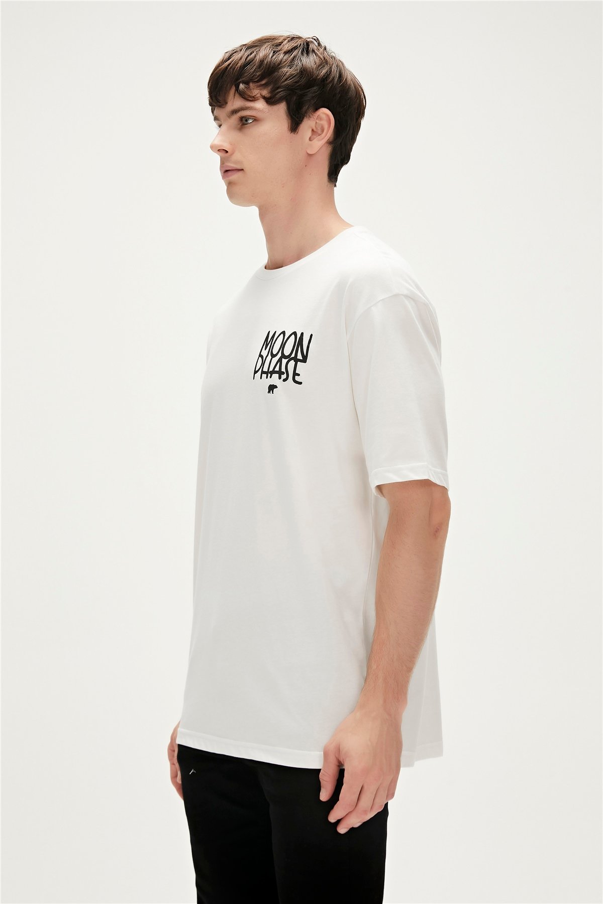 Moon Phase Off-White Men's T-Shirt