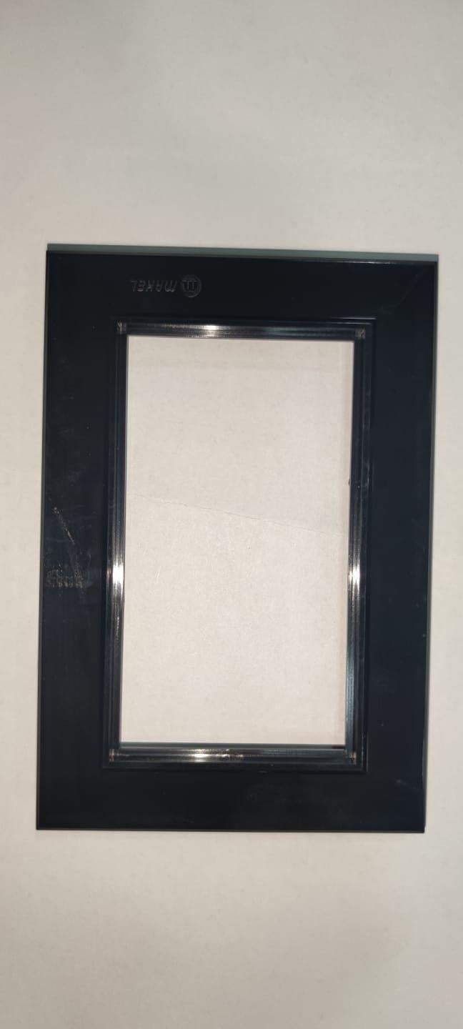 Makel Karea Siyah İkili Priz Çerçevesi