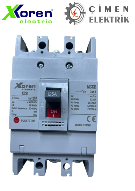 XKoren XCB 103S 125S 3x125 35ka Kompakt Şalter1509,60