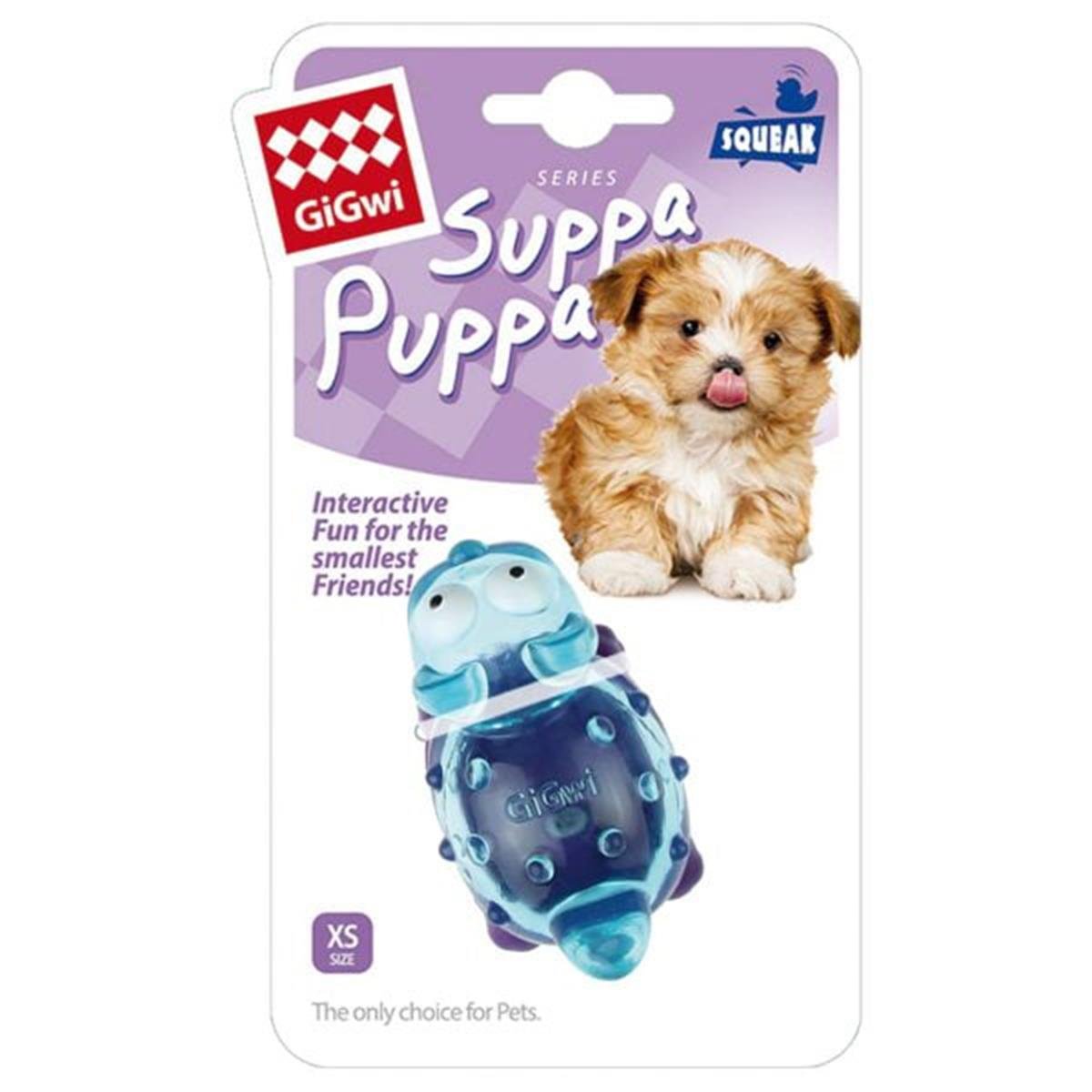 Gigwi Suppa Puppa Kedi Yavru Köpek Oyuncağı (XS) Mavi Mor | ZooPet