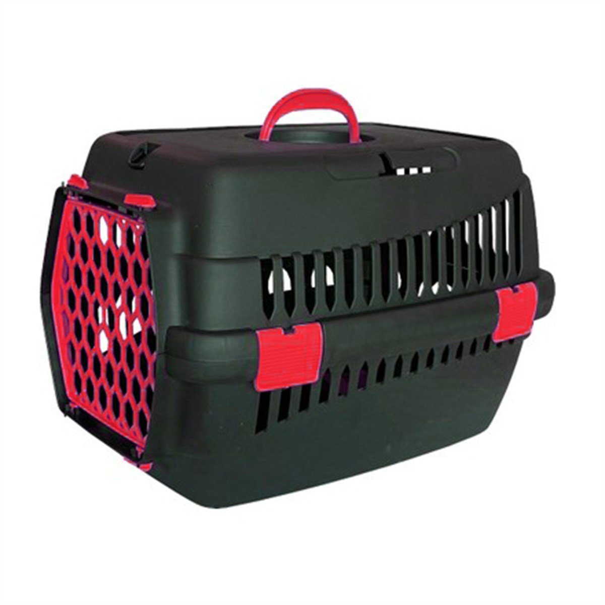 Pet Style Kedi Köpek Taşıma Çantası 44 x 28 x 36 cm (Siyah Kırmızı) | ZooPet