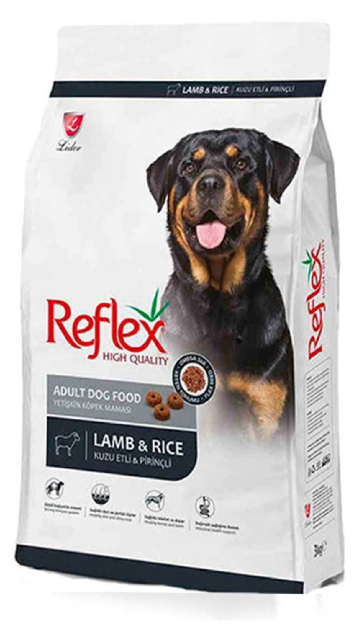 Reflex Pirinçli ve Kuzulu Köpek Maması 15 kg | ZooPet