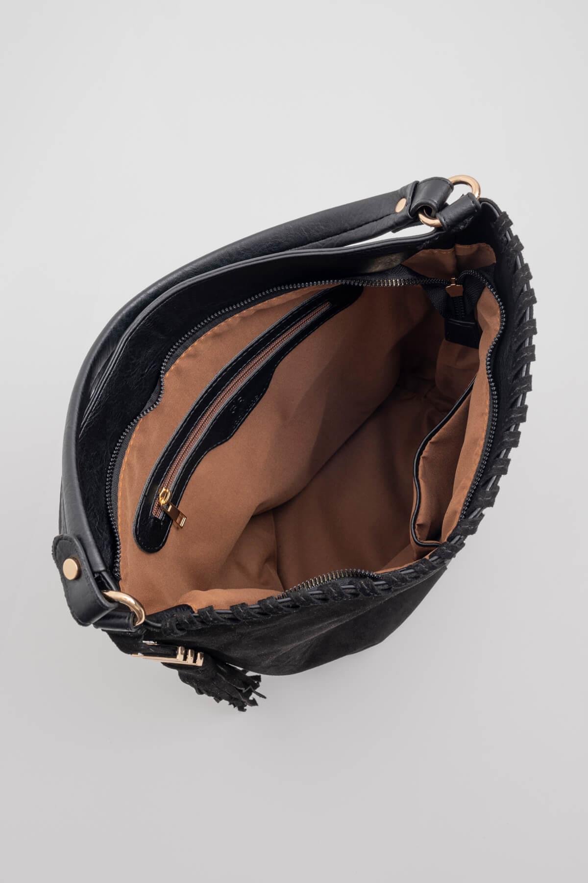 ゆ URANOS Jacquline Hakiki Deri Kadın Omuz Çantası – GETCHO